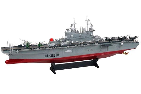 Радиоуправляемый корабль Heng Tai десантный Wasp 2.4G 1/350 HT-3833B