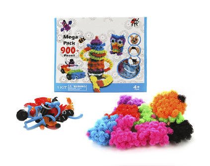 Конструктор-липучка Bunchems Mega Pack 900 деталей