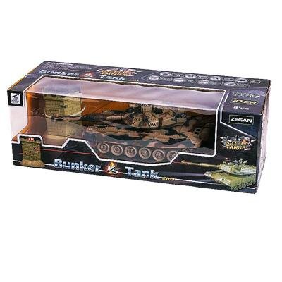 Радиоуправляемый танковый бой с башней-мишенью Zegan - ZEG99862
