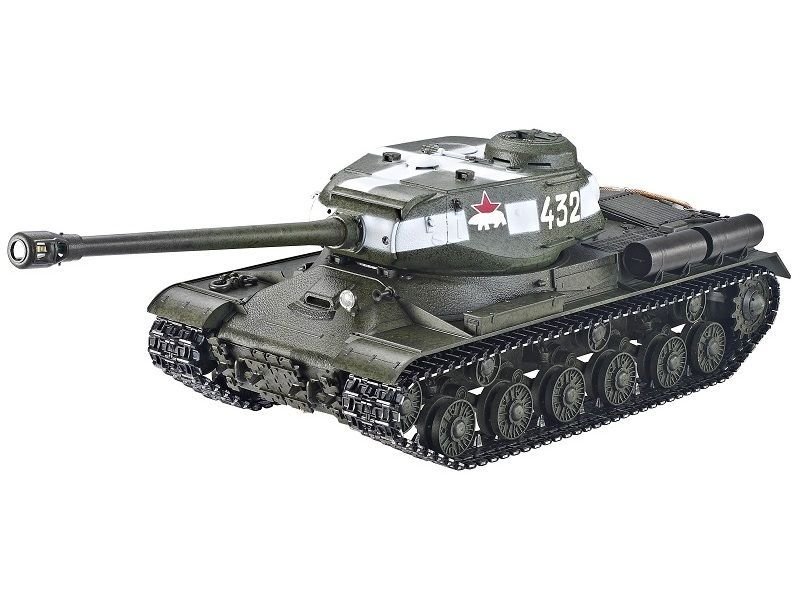 Радиоуправляемый танк Taigen ИС-2 зеленый, (для ИК танкового боя) V3 2.4G - TG3928-1G-IR3.0