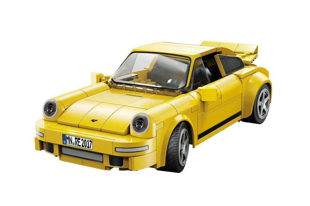 Радиоуправляемый конструктор CADA спортивный автомобиль RUF CTR 2017 Yellowbird 1/20 (222 детали) - C51079W