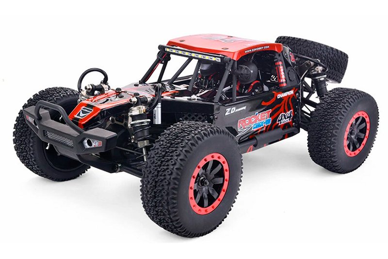 Радиоуправляемая машина багги ZD RACING 1/10 Scale 4WD Desert Buggy RTR (без акб/ и з.у) - ZD-DBX-104-R