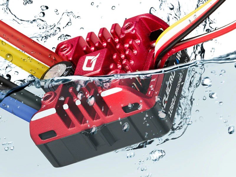Коллекторный регулятор Hobbywing QUICRUN-WP-1080 G2-BRUSHED (80A-400A, 1/10 Crawler) - HW-30120202