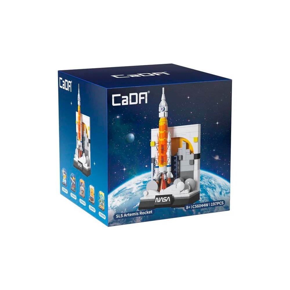 Конструктор CaDA NASA сверхтяжелая ракета-носитель SLS Artemis Rocket (197 деталей) - C56044W