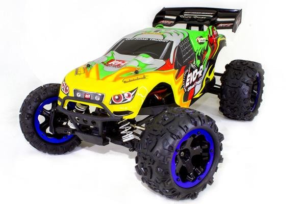 Радиоуправляемая трагги Remo Hobby Truggy Brushless 4WD RTR масштаб 1:8 2.4G RH8065-GREEN