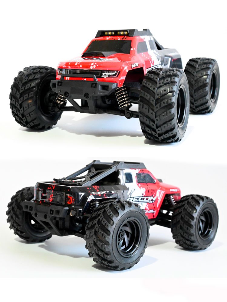 Радиоуправляемый монстр RCM Recon MT (красный) 4WD 2.4G 1/20 RTR - RCM-RECON-RED