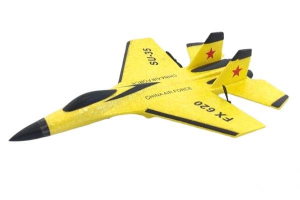 Радиоуправляемый самолет Fei Xiong SU-35 2.4G - FX620-YELLOW