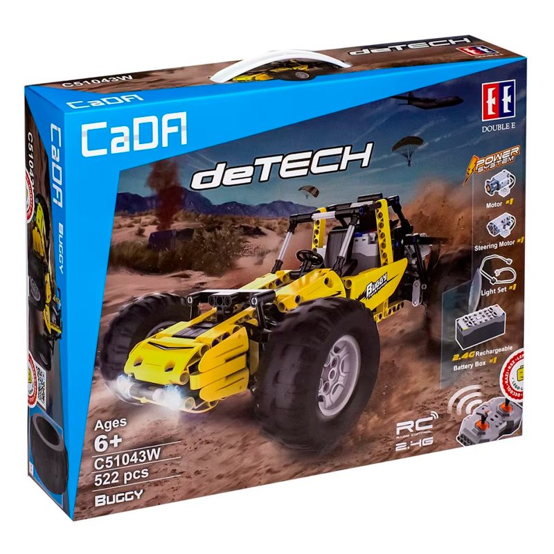 Радиоуправляемый конструктор CADA deTech багги (522 детали) - C51043W