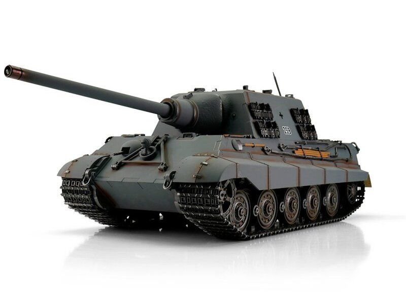 Радиоуправляемый танк Torro Jagdtiger, башня Henschel 1/16 откат ствола (для ИК боя) V3.0 2.4G RTR TR11411-GY-3.0