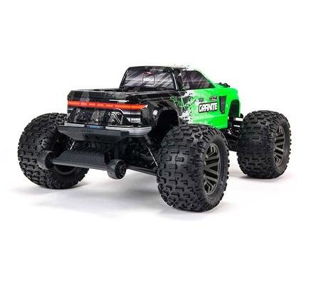 Радиоуправляемая машина монстр ARRMA GRANITE 4X4 V3 3S BLX 4WD RTR масштаб 1:10 2.4G (зеленый) - ARA4302V3T1