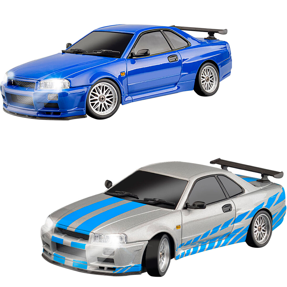 Радиоуправляемая машина для дрифта LD RC масштаб 1:18 2WD 2.4G R34 Skyline  GT-R 1899 Gray