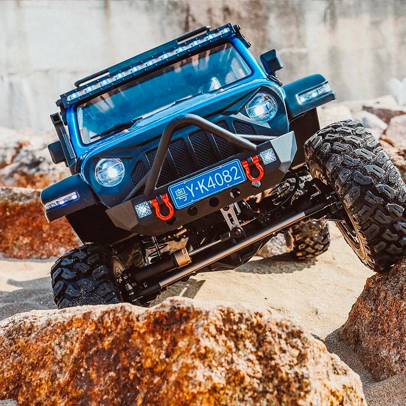 Радиоуправляемая машина трофи Yikong 4082 V3 crawler Rubikon (Blue) ARTR масштаб 1:8- YK-4082V3-RB