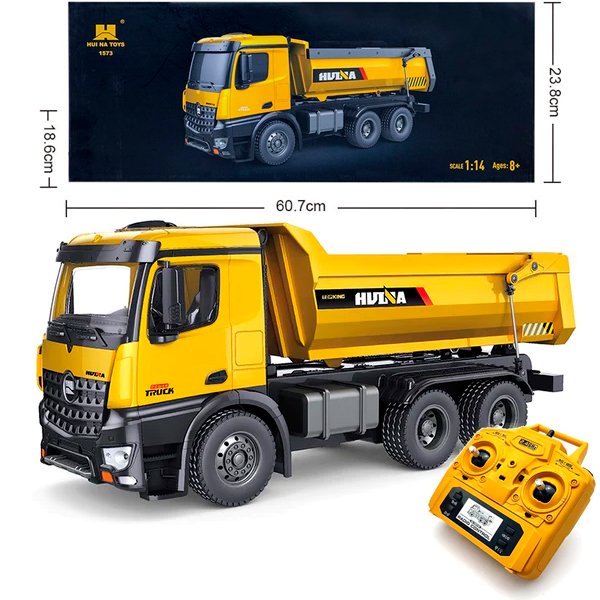 Радиоуправляемый самосвал HUI NA TOYS 2.4G 8CH 1/14 RTR HN1573