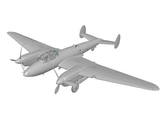 Модель сборная ZVEZDA Пикирующий бомбардировщик ПЕ-2, 1:48