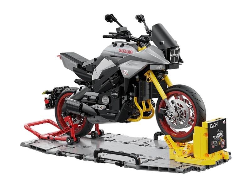 Конструктор CaDA мотоцикл SUZUKI Katana 2022 1/6 (1104 детали) C59021W