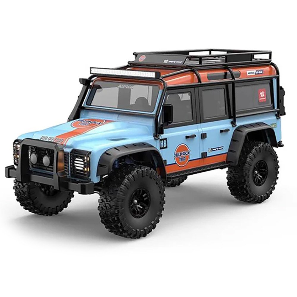 Радиоуправляемая машина краулер MJX Defender Hyper Go 1/8 Трофи модель Brushless 4WD 2.4G LED - MJX-H8H-BLUE