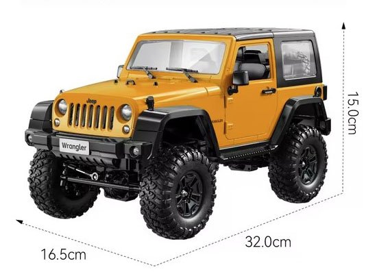 Радиоуправляемый краулер Double Eagle JEEP 1/14 4WD 2.4G RTR - E822-003 ORANGE