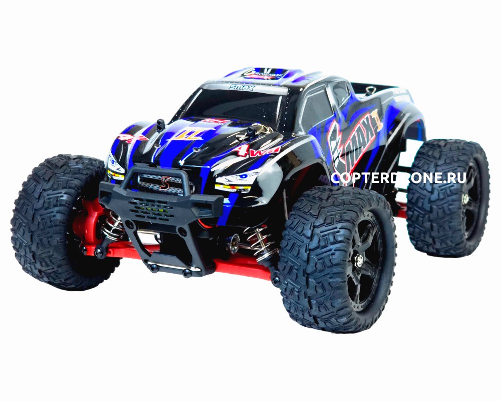 Радиоуправляемая машина монстр Remo Hobby RH1631 Upgrade V2.0 Smax II 4WD RTR 1:16 2.4G - RH1631UPG-BLUE-V2