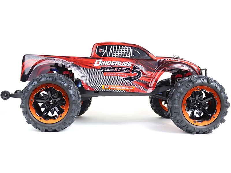 Радиоуправляемая машина монстр Remo Hobby Monster 1:8 Brushless Dinosaurs Master 5 4WD RTR 2.4G - RH8035-RED
