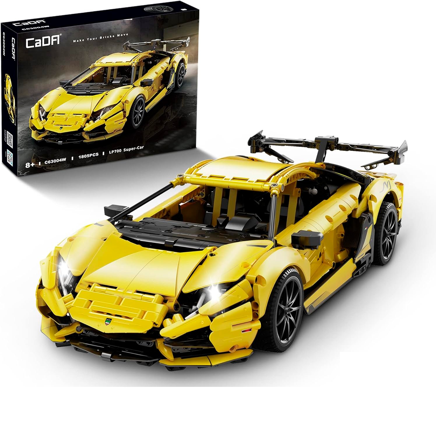 Конструктор CADA спортивный автомобиль Supercar (1805 деталей) - C63004W