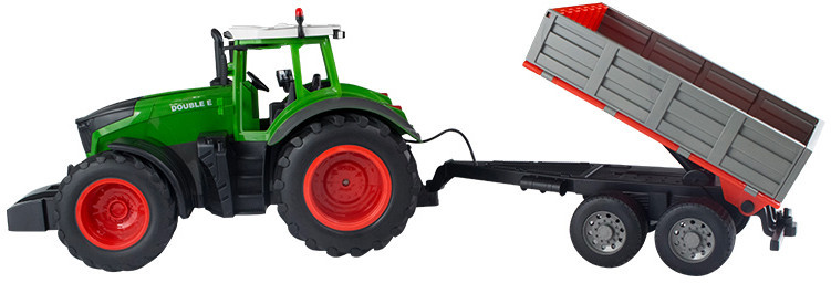Радиоуправляемый фермерский трактор с прицепом Double E 1:16 2.4G - E354-003