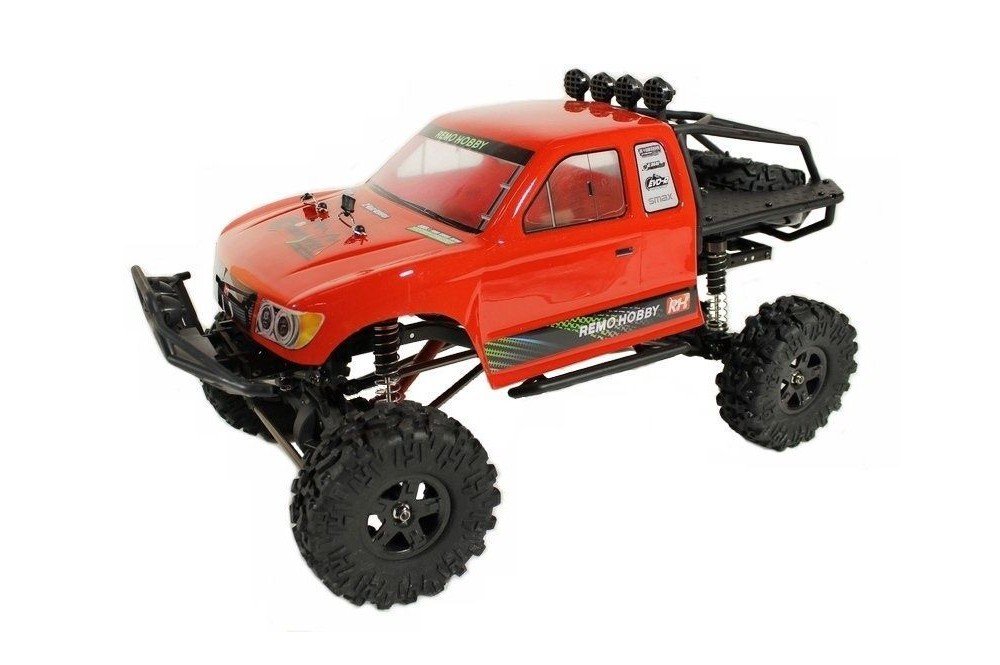 Радиоуправляемая машина краулер Remo Hobby Trial Rigs Truck (красный) 4WD 2.4G 1/10 RTR RH1093-BC
