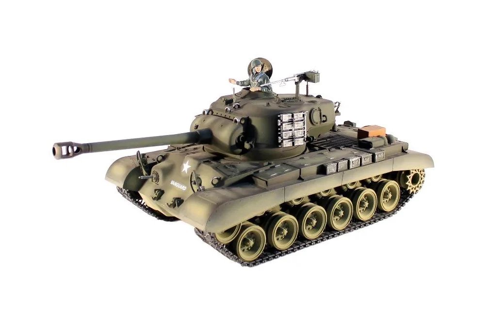 Радиоуправляемый танк Taigen 1/16 M26 Pershing Snow leopard (США) PRO V3 2.4G RTR - TG3838-1PRO3.0