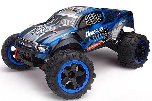 Радиоуправляемый монстр Remo Hobby Dinosaurs Master TWINS MOTOR 4WD 2.4G 1/8 RTR RH8032-BLUE