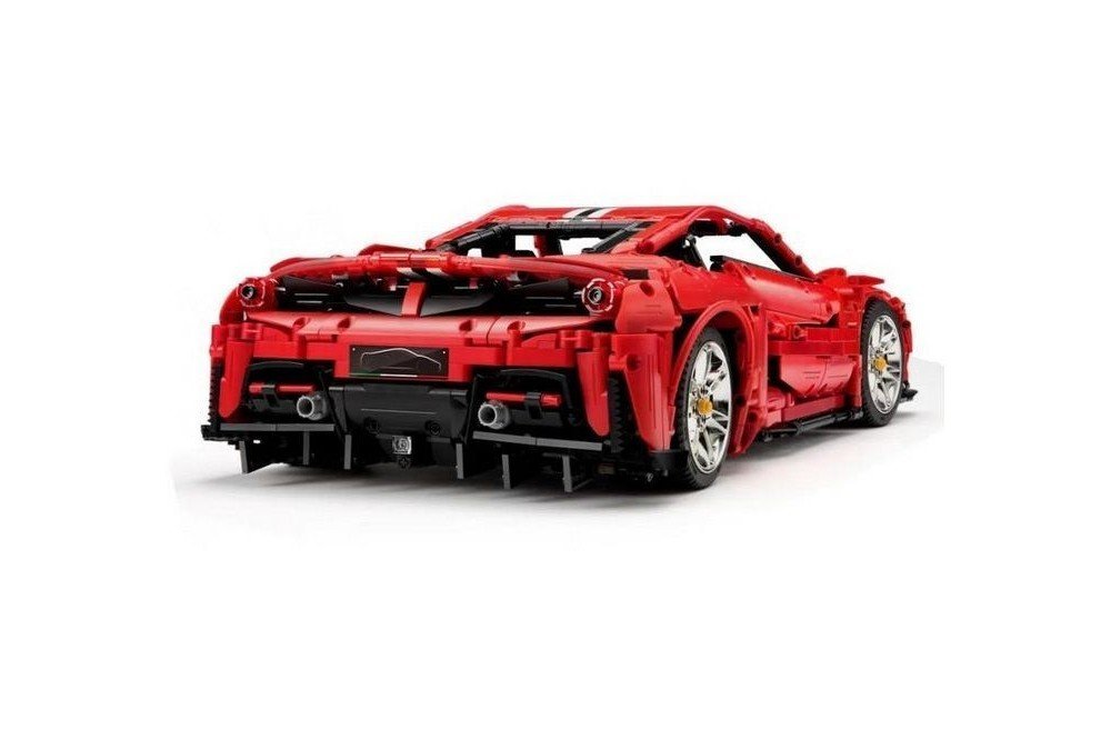 Радиоуправляемый конструктор CaDA MASTER споркар Italian Super Car, красный 1/8 (3187 деталей) - C61042W