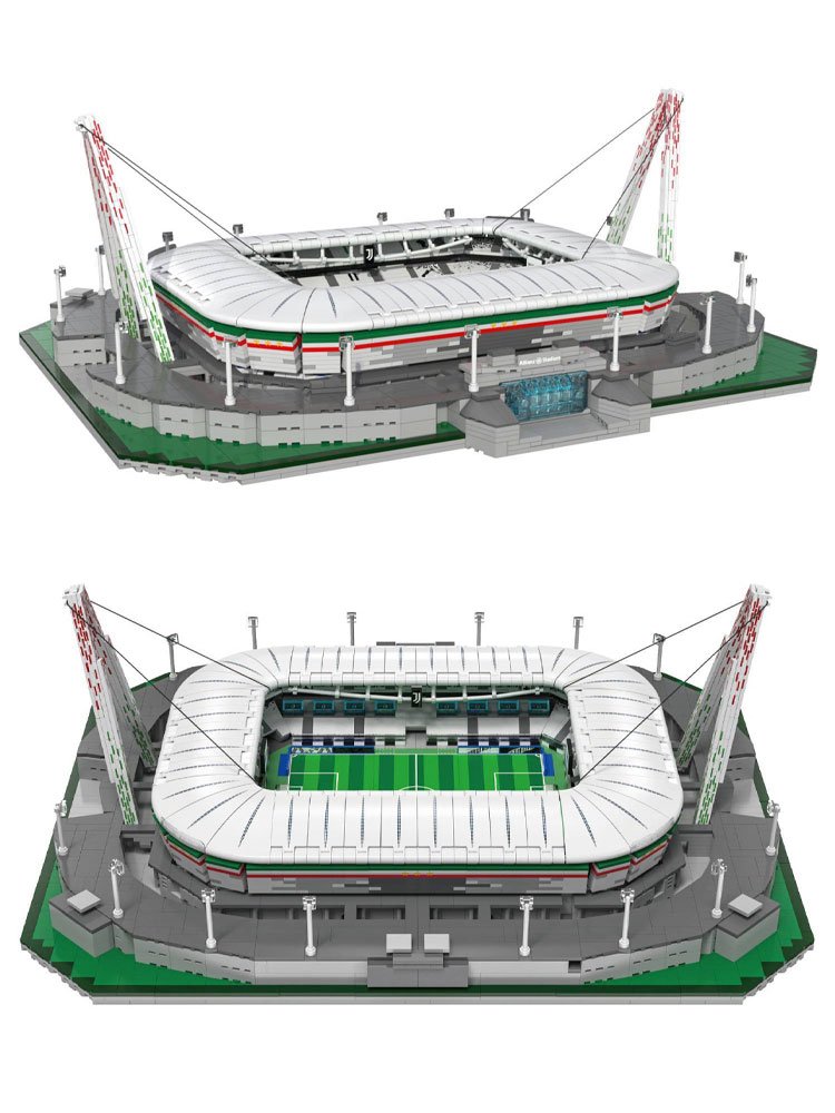 Конструктор CaDA Большой футбольный стадион Ювентус Allianz Stadium, 3638 элементов - C66021W