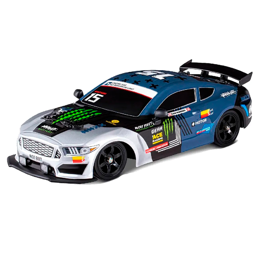 Радиоуправляемая машина для дрифта HB Ford Mustang (4WD, свет, пар, акб, 1:16) - SC16A05-1