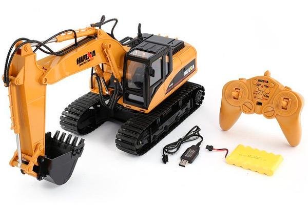 Радиоуправляемый экскаватор HUI NA TOYS 2.4G 15CH 1/14 RTR. HN1350