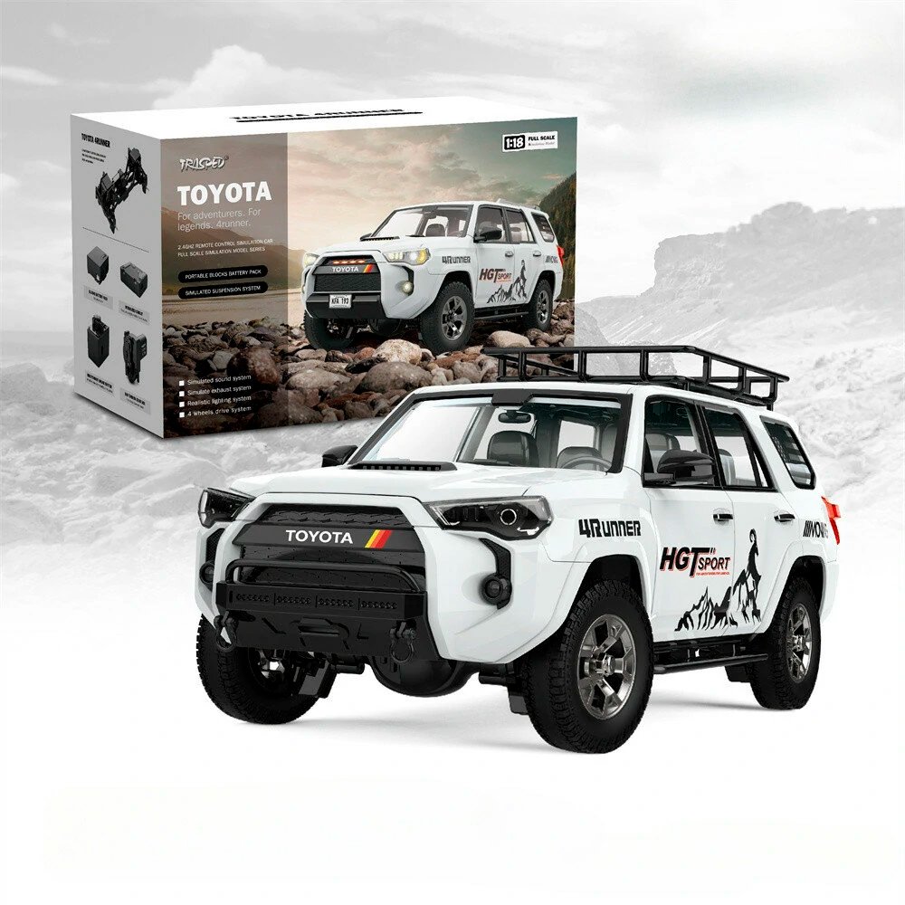 Радиоуправляемая машина внедорожник HG HG4-52 TRASPED RTR 1/18 2.4G 4WD (TOYOTA 4RUNNER) - HG4-52-W