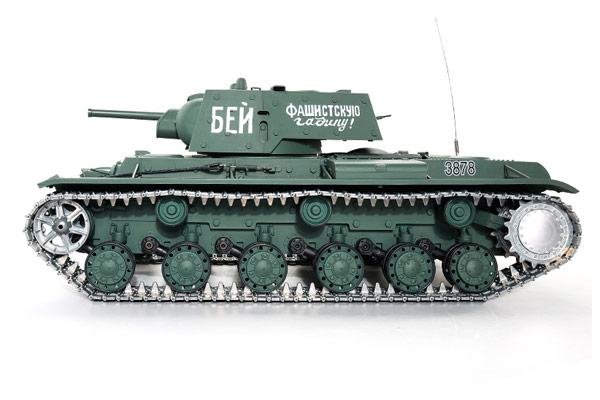 Радиоуправляемый танк Heng Long Russia КВ-1 Pro масштаб 1:16 2.4G - 3878-1Pro V7.0