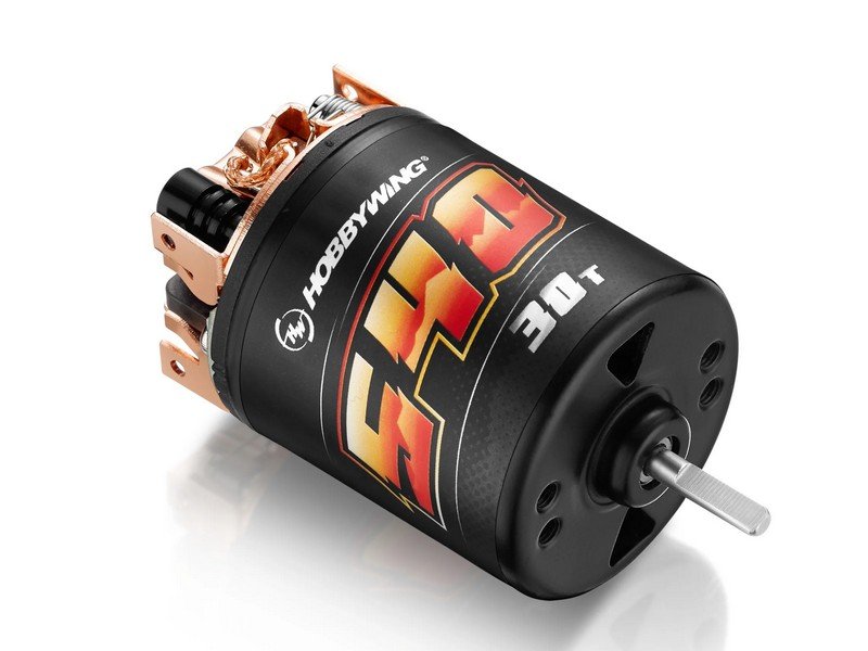 Коллекторный мотор Hobbywing QUICRUN Brushed 540-30T (30TKV, 3,175/16,3мм, 1/10) - HW-30404313