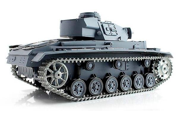 Радиоуправляемый танк Heng Long Panzerkampfwagen III Ausf L SD KFZ 141-1 Pro масштаб 1:16 2.4G - 3848-1Pro V5.3