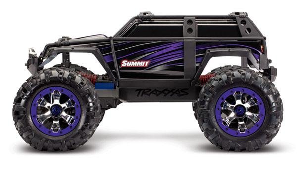 Радиоуправляемый монстр Traxxas Summit TQi 1:10 2.4G - TRA56076-4-PRPL