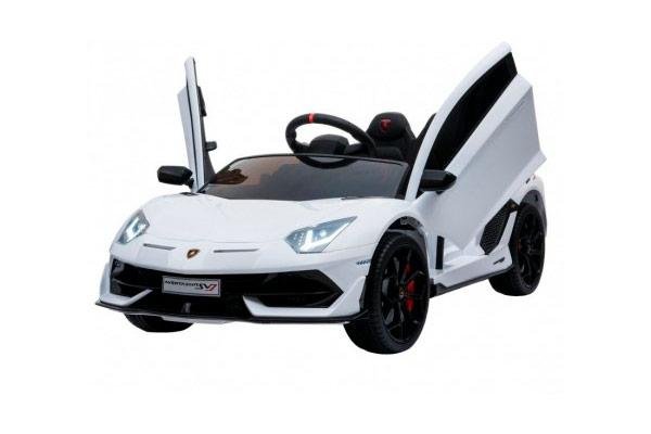 Детский электромобиль Lamborghini SVJ 12V - WHITE - HL328