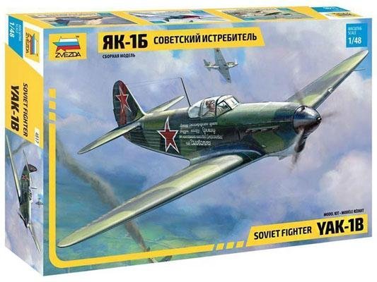 Модель Сборная ZVEZDA Советский истребитель ЯК-1б, 1:48