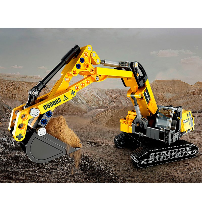 Конструктор CaDA экскаватор (467 деталей) - C65003W