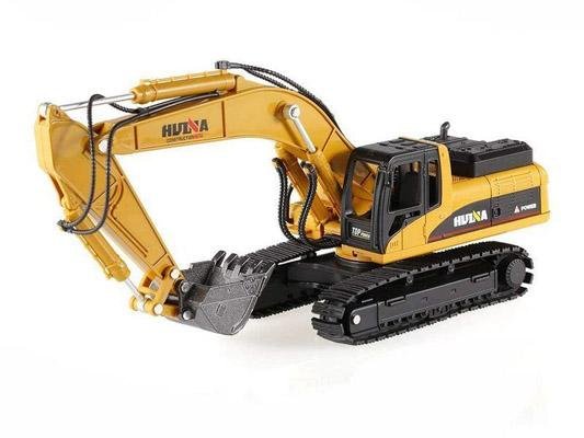 Металлический экскаватор с ковшом Hui Na Toys 1/40 PRO - HN1910-2