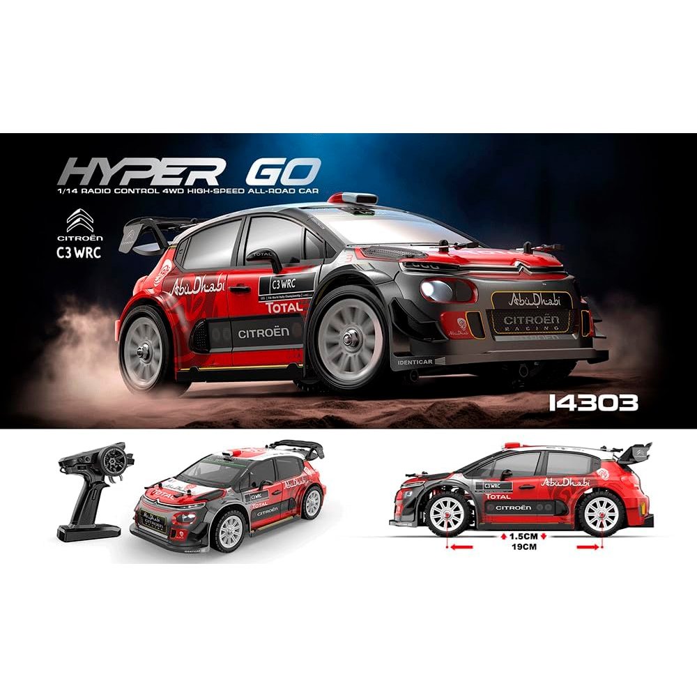 Радиоуправляемая машина для дрифта MJX Hyper Go 14303 2.4G 1/14 4WD Brushles Drift Car - MJX-14303