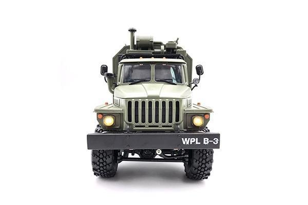 Радиоуправляемый внедорожник HENG LONG Советский военный грузовик Урал 4WD RTR масштаб 1:16 2.4G - HL3853B