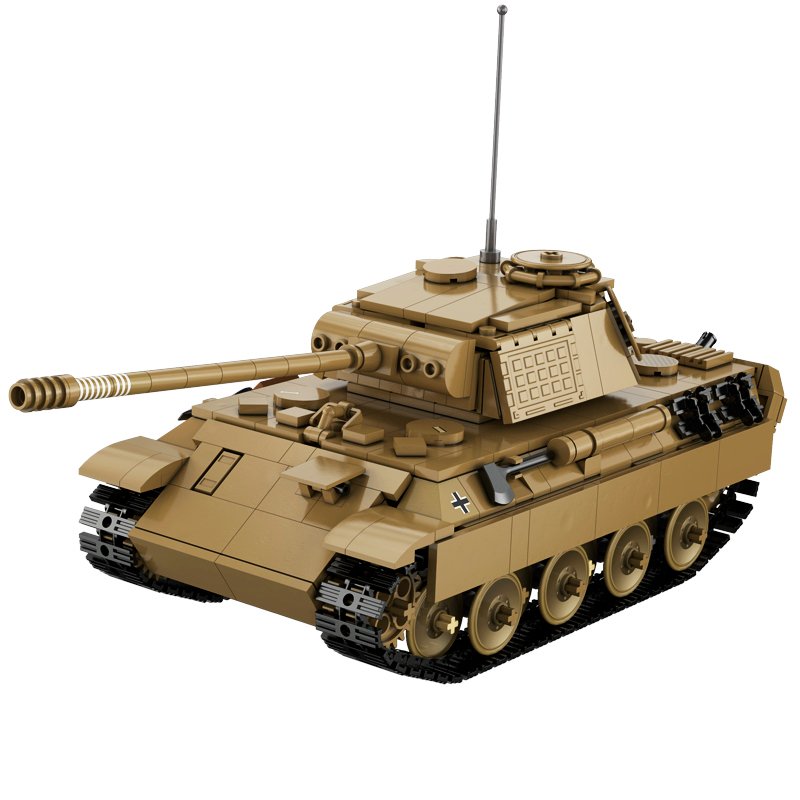 Радиоуправляемый конструктор CaDA MASTER Немецкий танк Пантера 1/35 (907 деталей) C61073W