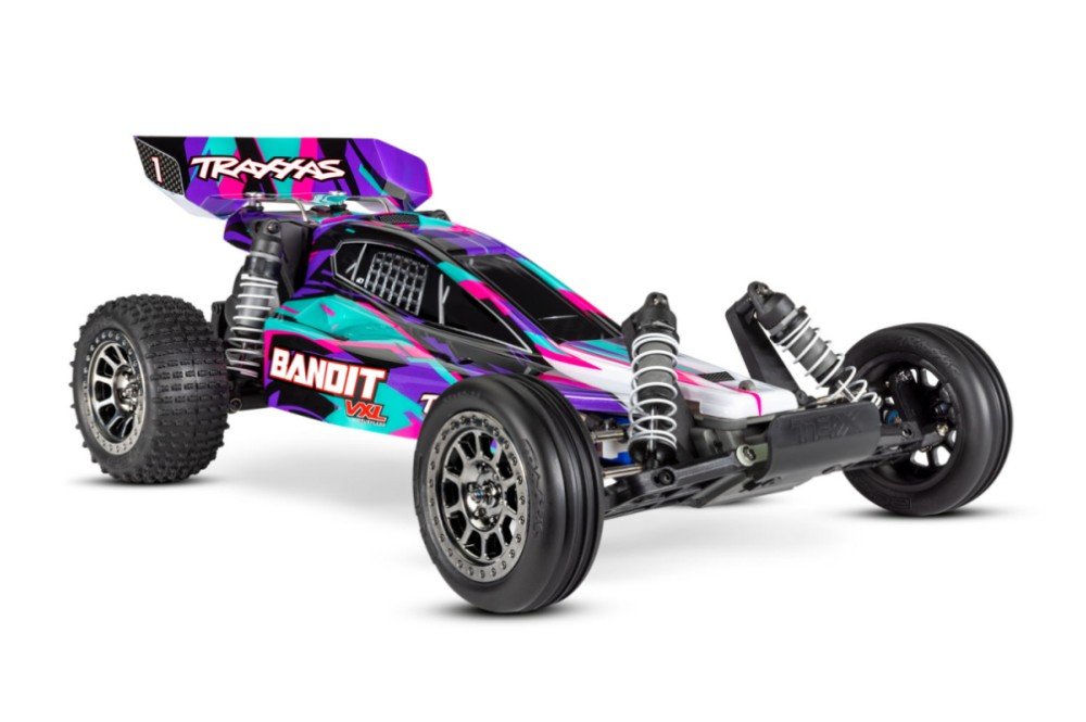 Радиоуправляемая машина багги TRAXXAS BANDIT W/MAG 272 TRANS PRPL - TRA24076-74-PRPL