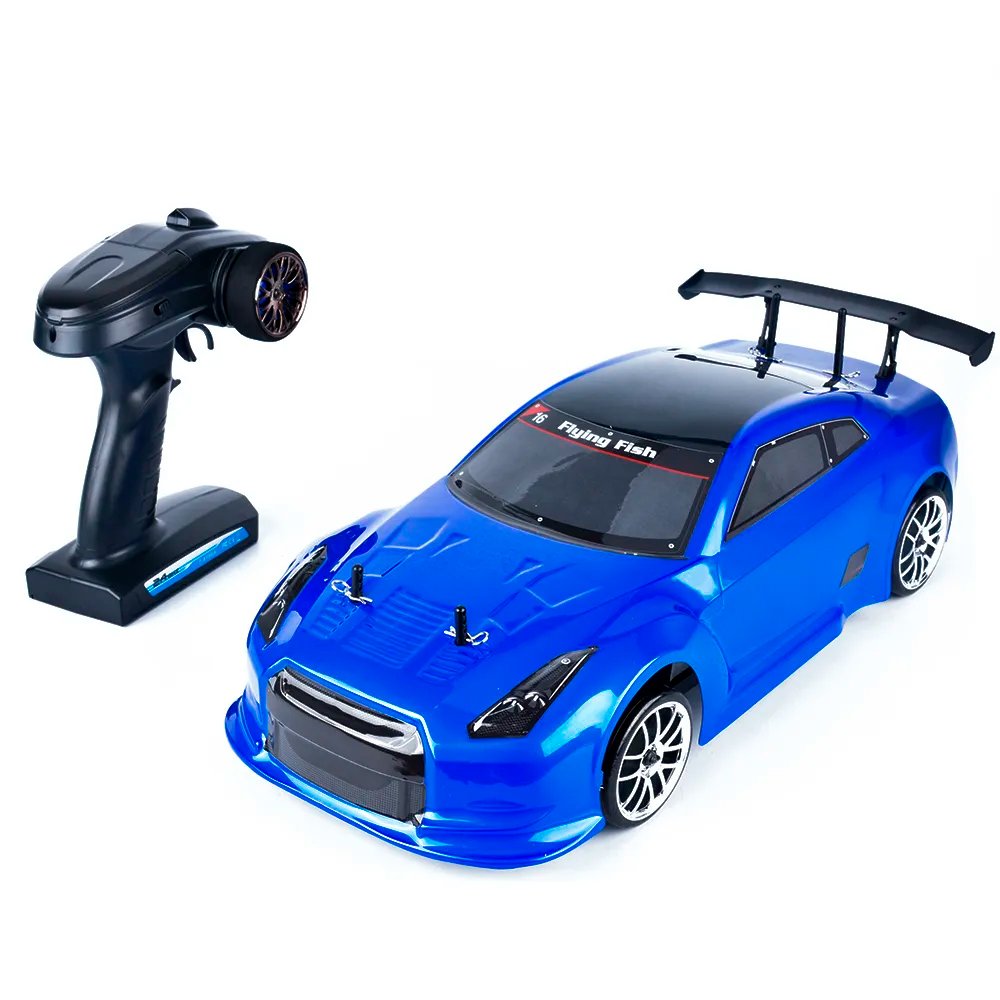 Радиоуправляемая машина для дрифта HSP Flying Fish 1 4WD RTR 1:10 2.4G 94123PRO|GTR-BL