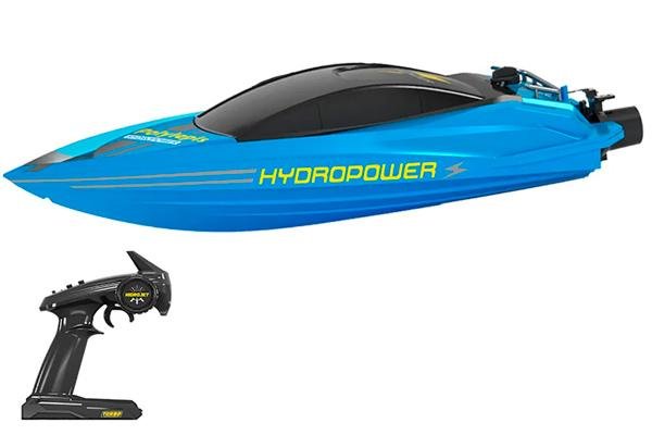 Радиоуправляемый катер Blue HydroJet (25 км/ч, 42 см) с водометным двигателем - HC807-BLUE