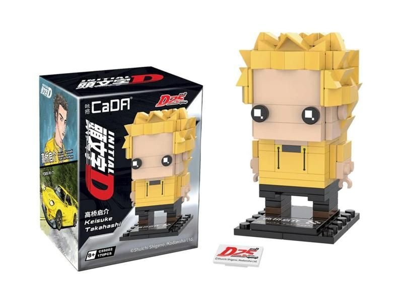 Конструктор CaDA фигурки героев Initial-D: Keisuke Takahash, (170 деталей) - C55002W
