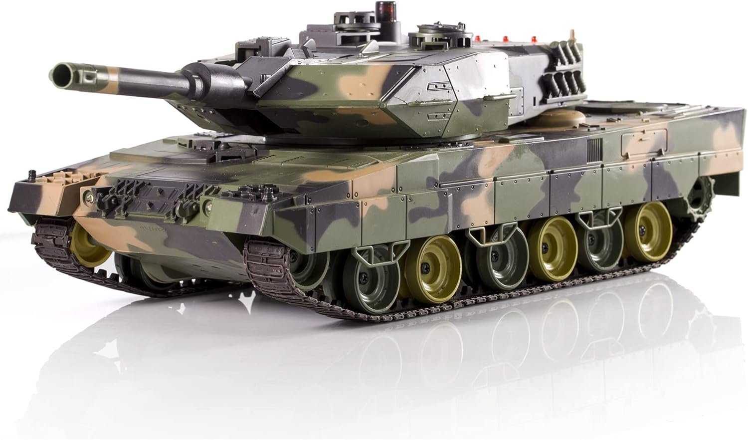 Радиоуправляемый танк Heng Long Leopard A5, стреляет шариками, масштаб 1:24 RTR 2.4G - HL3809-1