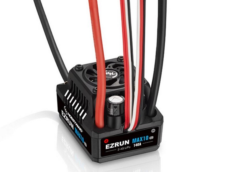 Бесколлекторный регулятор Hobbywing EZRUN MAX10 G2-140A (140A-880A, 1/10) влагозащищённый - HW-30102603